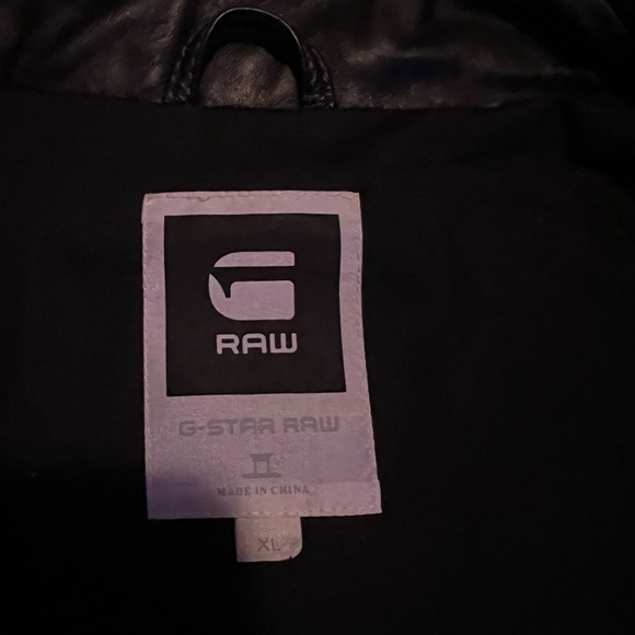 G-Star Moto Black Leather Jacket - Picture 4 of 4